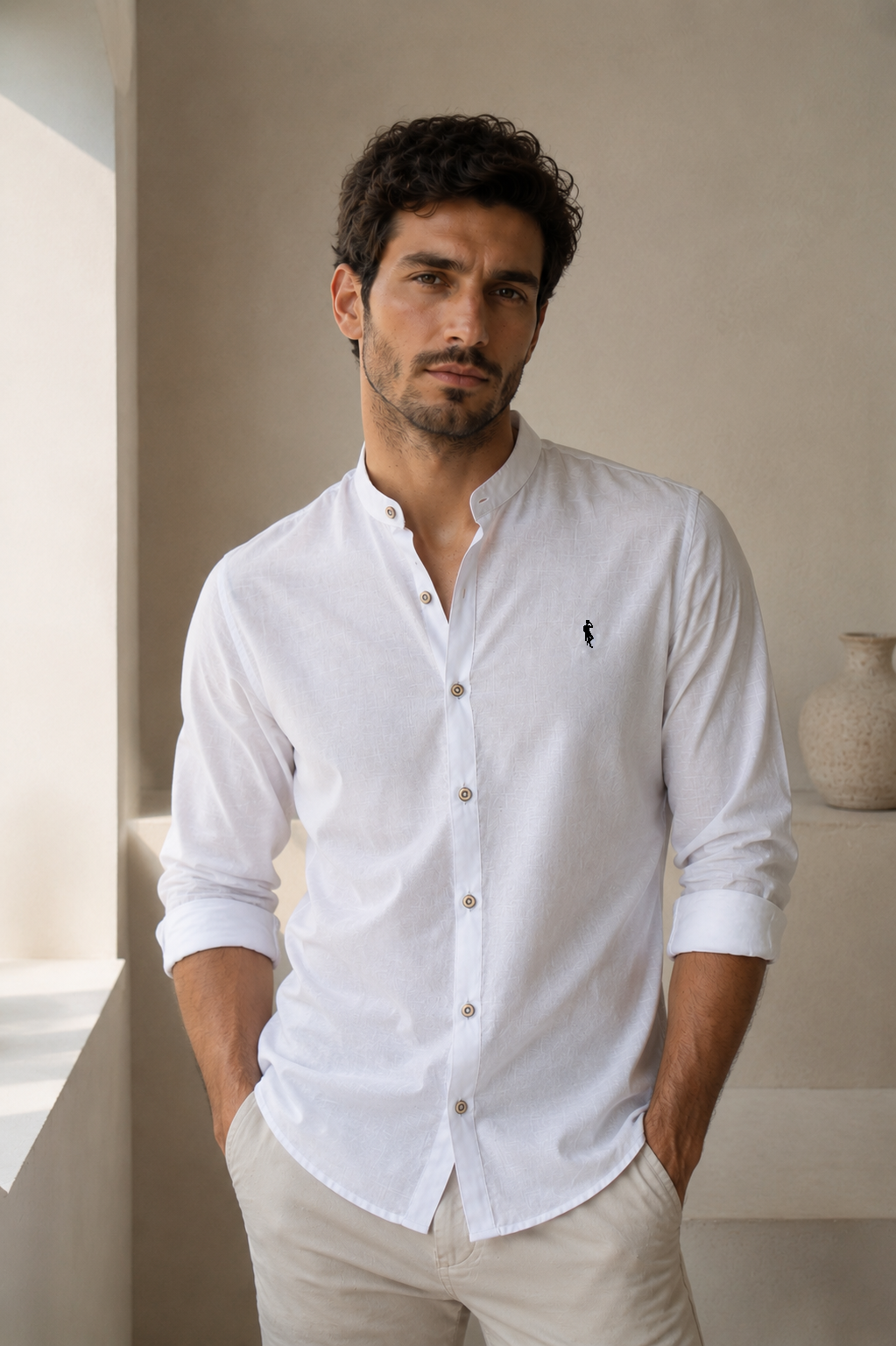 Camisa Blanca - Manga larga