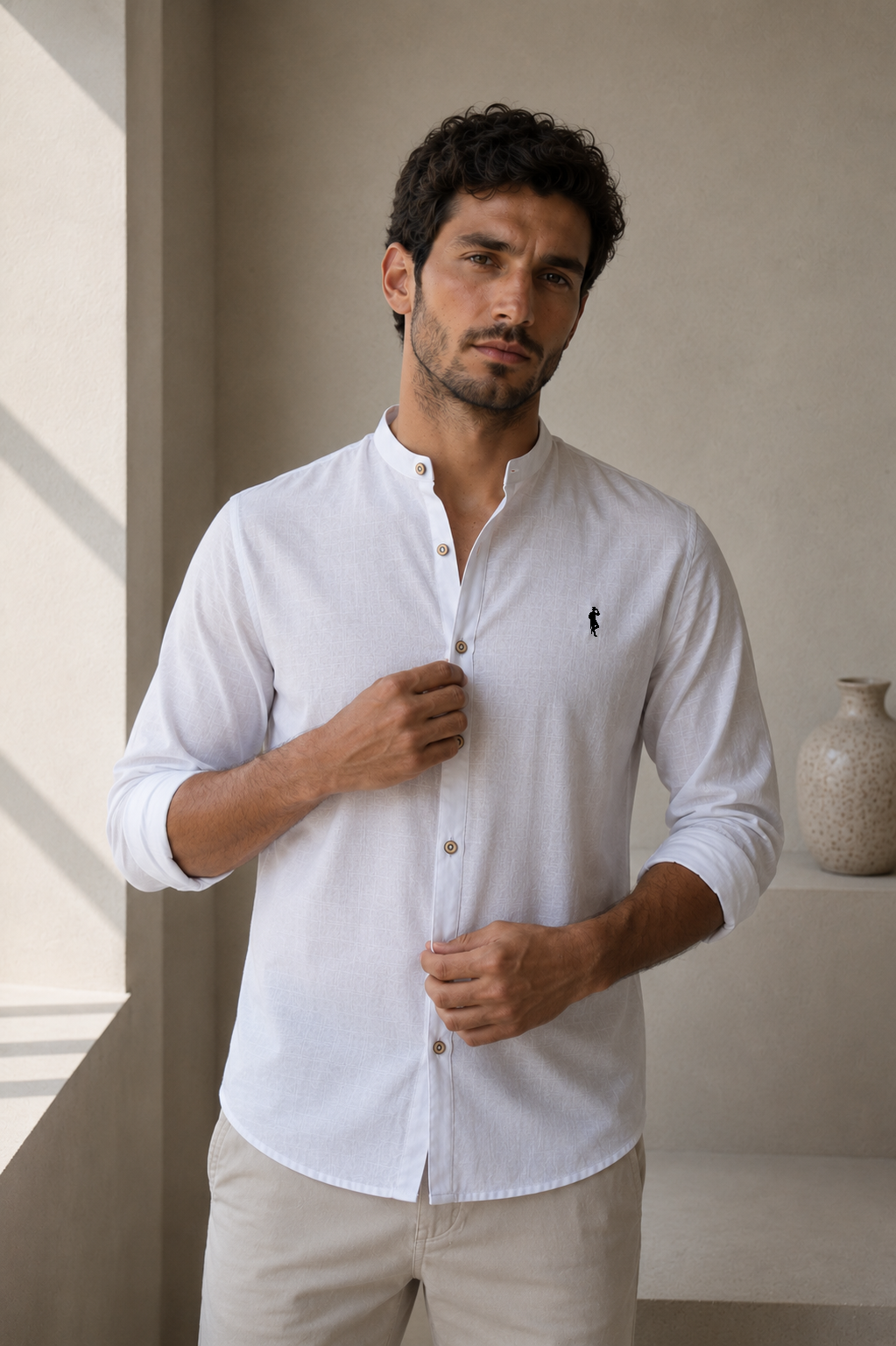 Camisa Blanca - Manga larga