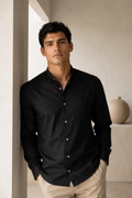 Camisa Negra - Manga larga