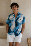 Camisa Ultra Moda - Acuarela Azul